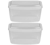 2pcs Diving Mask Box, PP Plastic Swimming Glasses Storage Box Dustproof Transparent Goggles Case for Diving Snorkeling Equipment Container