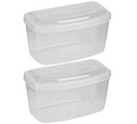 2PCS Diving Mask Case, Plastic Swimming Glasses Box Portable Dive Goggles Case Mask Box for Diving Snorkeling Equipment