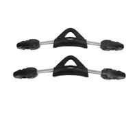 2PCS Diving Spring Fin Strap Stainless Steel Diving Fin Heel Strap with Quick Release Buckles for Scuba Diving (XS)