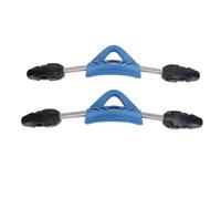 2PCS Diving Spring Fin Strap Stainless Steel Diving Fin Heel Strap with Quick Release Buckles for Scuba Diving (XS)