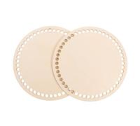 2pcs DIY Knitting Crochet Base Wooden Bag Bottom Circle