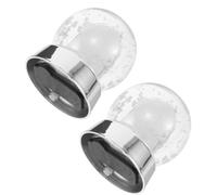 2pcs DIY Photo Snow Globe Frame with Double Sided Insert for