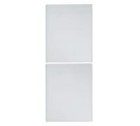 2pcs DIY Placemat Mold for Resin Artists, White Silicone Rectangular | Non-stick Smooth Interior, Quick Craft Production, Dried Flowers and Writing Boards, Office Holiday Table Setting