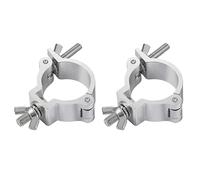 2PCS DJ Lighting O Clamps, Lights C Clamps 25-30mm, Clamps for Lights Stage Lighting Accessories, Aluminum Alloy DJ Lighting O Clamps for Stage Moving Head Light Par Light Spotlight