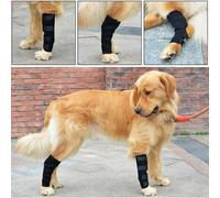 2pcs Dog Ankle Guard Bandage 1 Pair Pet Dog Wrist Bandage Dog Knee Bandage Joint Brace Support Banda