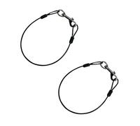 2Pcs Dog Car Harnesses,Chew Proof Dog Leash Extension Rope Safety Restraint No-Chew Tether Cable for Pet Leash Collar