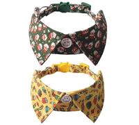 2pcs Dog Cats Grooming Collar Regulable Buckles With Bells Animal Tie Collar For Small Cats And Dogs