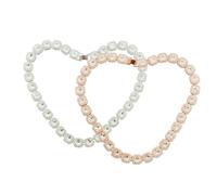 2Pcs Dog Chain Necklace, Bling Sparkly Diamond Cuban Link Dog Collars Rhinestone Puppy Chain Collar for Small Medium Large Pet Dogs Cats (Style2, 24in)