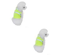 2pcs Dog Clothes High Visibility Dog Reflective Dog Coat Small Dog Vest Warm Jacket Small Dog Carrier Sling Orange Coat