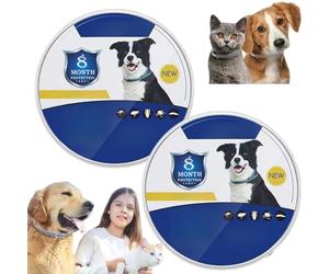 2Pcs Dog Collar,rep/ellent Adjustable Dog Collars,Do/g Insect Rep/ellent Co/llars,Do/g F/lea and Ti/ck Treatment,Waterproof D/og Co/llar,F/lea Col/lar for D/ogs,Calming Col/lar