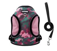 2Pcs Dog Harness and Leash Set, No Pull Step-in Puppy Harness Set with Lead for Extra Small/Small/Medium Dogs Walking Training Daily