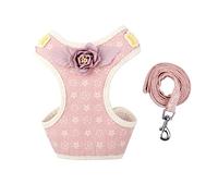 2pcs Dog Pull Rope Pet Chest Strap Small Puppy Chest Strap Outdoor Walking Vest for Supplies Pet Harness Tiny Dog Front (Pink S)