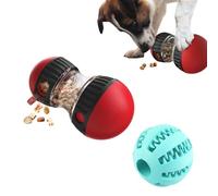 2Pcs Dog Toy Treat Dispenser - Irregular Rolling Design, Bite-Resistant, Unleash Fun & Treats for Small Large Dogs