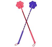 2Pcs Dog Training Stick, 16.5 Inch Rubber Dog Training Tools with Non-Slip Handle, Plum Claw and Lanyard, Cute Stick for Puppy Cat Tools Target Clicker