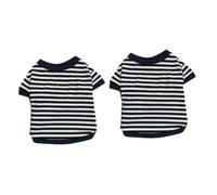 2pcs Dog Vest Cloth Puppy Outfits Pet Birthday Clothes Dog Clothes Bow Dress for Summer Small Dog Shirt Reversible Dog V