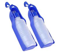 2Pcs Dog Water Bottle Portable 8.45 OZ Portable Dog Water Bottle Foldable Dog Water Bottles for Walking Water Dispenser Water Bottle for Dogs Dog Travel Water Bottle for Puppy Small Dogs Pets