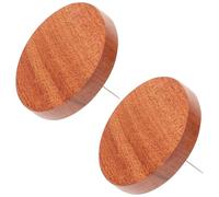 2pcs Doll Display Holder Crochet Doll Display Stand Wooden Base with Stainless Steel Needle Stable Not Easy to Break for Store and Exhibition