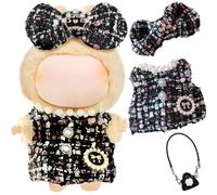 2pcs Doll Plush Clothes Set, Doll Accessories, Plush Clothes Suitable for Fashion Show Role Play Special Occasions Casual Wear Travel Time Storytelling Toy Collection for Doll (Style 2, 3)