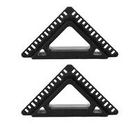 2Pcs Door and Window Casing Reveal Tool Plastic Black 3/16in 1/4in Woodworking Tools