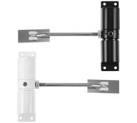 2pcs Door Closer Heavy Duty Aluminum Alloy Self Closing Spring Loaded Hinge for Home Safety Residential