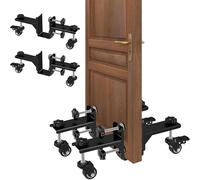 2PCS Door Installation Kit Holds up tp 330LBS, Heavy Duty Door Installation Dolly Easy Install for Single Person Door Tools