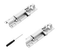 2PCS Door Lock Bolt - for Bathroom, Bedroom,Toilet, Shed, Shower, Door - Catch Latch Slide Bolt Easy Fit with Screws