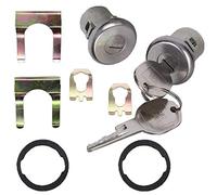 2PCS Door Lock Cylinder Set Front Left/Right,Compatible with Chevrolet Truck C10 C20 C30 GMC 1500 2500 3500 1965-1987 SUV Blazer Jimmy Suburban Van Buick Apollo Electra Lesabre Pontiac GMC Ventura