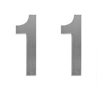 2Pcs Door Numbers, 45x80mm 3D Mailbox Numbers Waterproof, Address House Numbers for Mailboxes Hotel Rooms Courtyard Café, 1