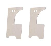 2PCS Door Opener Firefighting Hand Tool, Hand Hall Pass Tool, Stainless Steel Firefighting Multifunctional Door Seam Manual Piece Gadget