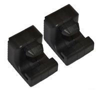 2PCS Door Rail Stopper for Honda Odyssey 99-2010 Side Sliding Track End Cap Replace OE 72557-S0X-A00