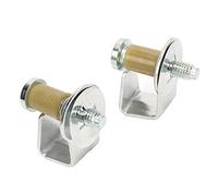 2PCS Door Striker Bolt Latch 38448 Solid Construction Replacement Metal E-100 E-250 E-350 Bronco Econoline Club Wagon F-100 Thunderbird Cougar Fairmont LTD Capri