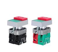 2PCS Double Button Double Button ZB2 NP2 XB2-BL8325 BL8425 Double Flat Button Start Stop Stop Red Green(Copper point)