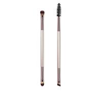 2PCS Double End Eyelash Brush Cosmetic Eyeshadow Brush Makeup Tool Locationndd2 Makeup (Multicolor, One Size)