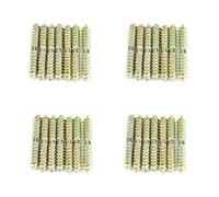 2Pcs Double Ended Screw 20Pcs Dowel Screw Woodworking Furniture Connector 5 * 40mm