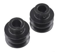 2pcs double groove pulleys for A type V belt made from robust materials for 168F, 170F, GX110, engine compatibility (19mm)
