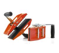 2Pcs Double Handed Panel Carriers - Clamping Range 0-45mm, Heavy Duty Lifting Tools Load Capacity up to 350kg, Stone Carry Clamp for Glass Stone Slabs Marble