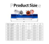 2Pcs Double-Headed Hexagonal Aluminum Alloy Column Hexagonal Aluminum Rod Connection Column M3 10/15/20/25/28/30/35/40mm(Black - 1pc,M3x28mm(2pcs))