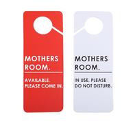 2PCS Double Side Mother's Room Door Sign Privacy Sign Door Signs for Mother's Room Door Hanger (mothers room UK)