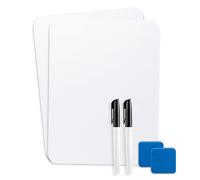 2Pcs Double Sided Art Drawing Board Frameless Writing Board Eraseable PET Whiteboard Chalkboard for Indoor Outdoor Chalkboard Whiteboard