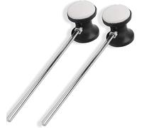 2Pcs Double Sided Bass Drum Pedal Beater with Felt Head, Double Kick Drum Pedals Beater, Drum Percussion Parts Accessories