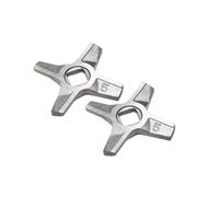 2pcs Double-Sided Meat Grinder Knife No.5 Blade,Compatible for Bosch，MFW22010 3502W 3630A CNFW3A，Compatible for Zelmer，586.5 ZMM0805 Grinding Blades Easy-Clean,Detachable,Washable