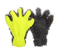 2pcs Double-sided Scratch-free Car Wash Mitt Auto Sided Microfibre Car Wash Glove Chenille 28x24.5cm Excellent Handling And Maneuverability -sided Structure Ensures Stronger Cleaning Power