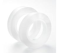 2pcs Double Sided Tape Heavy Duty, Clear Multipurpose Removable Sticky Strips, 5M x 2CM Reusable Removable Sticky Strips for Picture Hanging, Poster, Carpet, Hooks, Shelves, DIY, Nano Tape