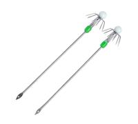 2Pcs Double/Single Layer Squid Live Shrimp Hook Luminously Squid Octopuses Fishing for Outdoor Stainless Steel Octopuses