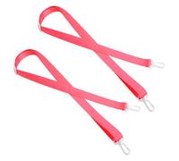 2pcs Drain Lanyard for Shower After Mastectomy or Tummy Tuck, Adjustable Neck Rope Post Breast Surgery Shower Strap for Drain Holder Post-Mastectomy Drainage Must Haves Recovery Accessory (Rose Red)