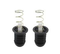 2PCS Drain Trap Seal Spring Valve Plug, Universal Rubber Washing Machine Water Drain Valve Plug, Washing Machine Drain Seals, Water Seal Drain Water Sealing Rubber Pad Valve Spring Fitting (D)