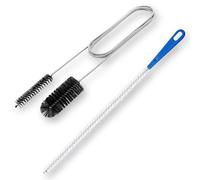 2PCS Drain Unblocker Tools, Extended Sink Pipe Unblocker Cleaning Brush, 61 inch Double Ended Nylon Pipe Cleaner Brush and 17.7 inch Sink Unblocker-Brushs for Bathroom Kitchen Sewer Plug Hole