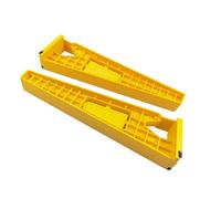 2PCS Drawer Track Mounting Template Tool Set for Proper Drilling on Wood Fiberboard and Plywood Panels Adjustable Drawer Slide Jig