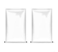2Pcs Drawstring Plant Film Cover, Waterproof PE Freeze Shelter Bag for Protecting Garden Plants, Shrubs, and Crops from Weather Elements (140 * 200cm)
