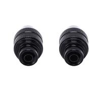 2pcs Drill Bit Chuck Alloy Keyless Fixture 0.01-0.13in 3 Jaw Clamp Fast Change Practical Use Made of Aluminium Compatible with 225 575 Fitting Rotating Tools